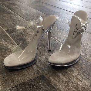 Ellie Clear Competition heels